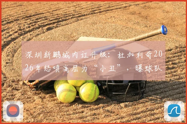 深圳新鹏城内讧升级：杜加利奇2026年怒喷高层为“小丑”，曝球队管理混乱现状及后续风波